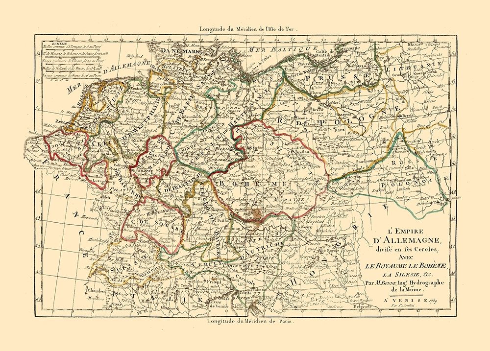 German Empire - Santini 1794 art print by Santini for $57.95 CAD