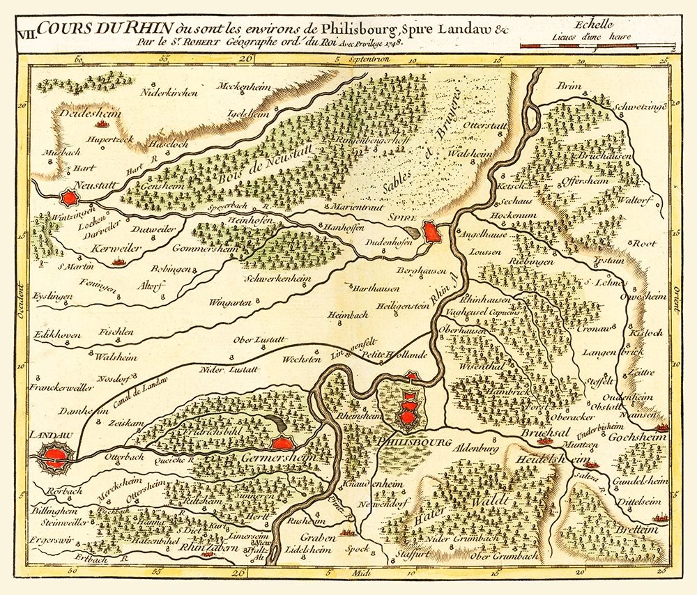 Southwestern Germany - Robert 1748 art print by Robert for $57.95 CAD