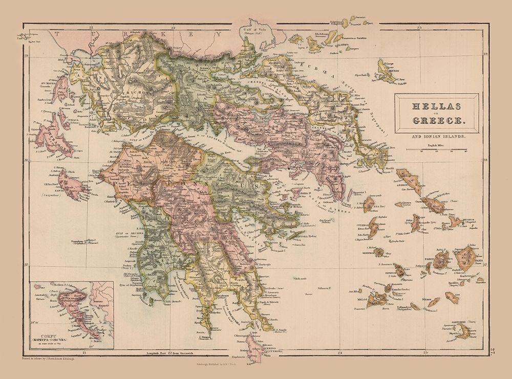 Greece - Black 1867 art print by Black for $57.95 CAD