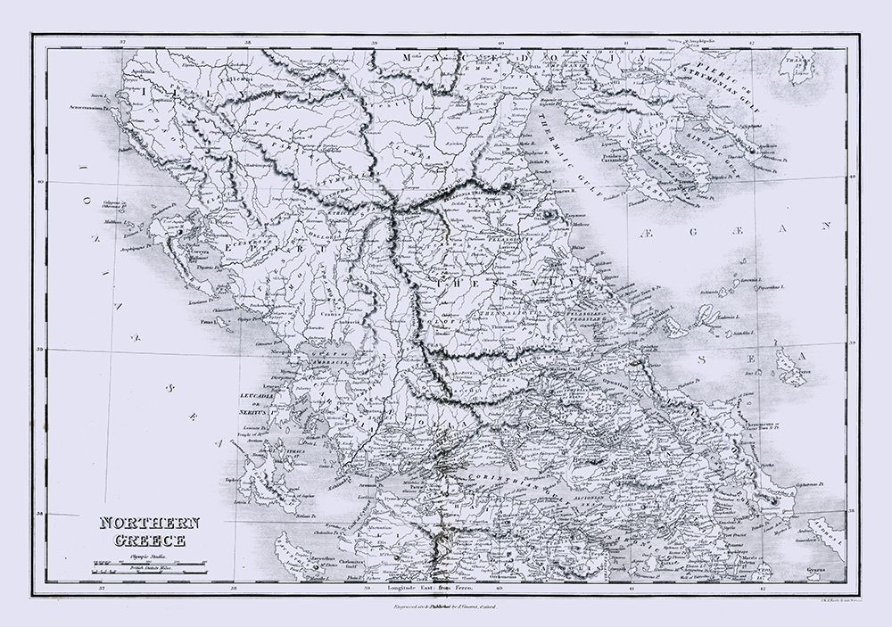 Northern Greece - Oxford 1828 art print by Oxford for $57.95 CAD