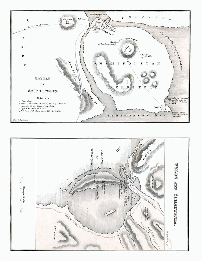 Battle of Amphipolis - Pylus - Sphacteria - Oxford art print by Unknown for $57.95 CAD