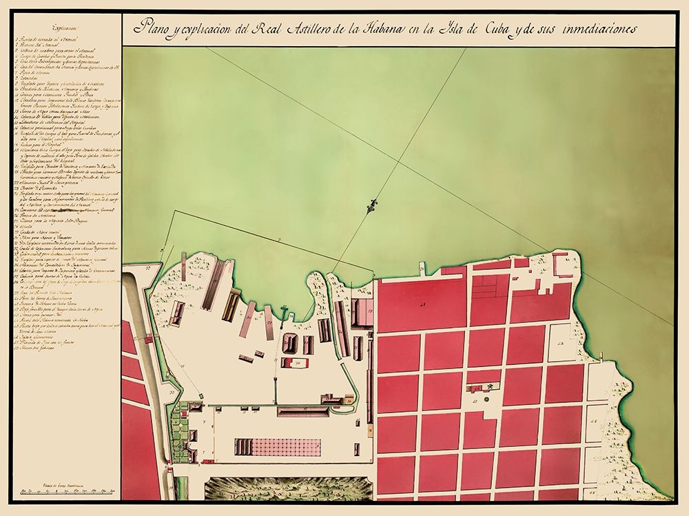 Caribbean Havana Cuba - 1700 art print by Unknown for $57.95 CAD