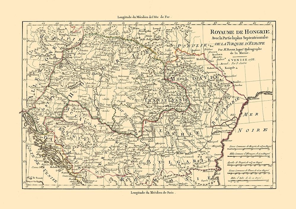Hungary Kingdom - Santini 1794 art print by Santini for $57.95 CAD