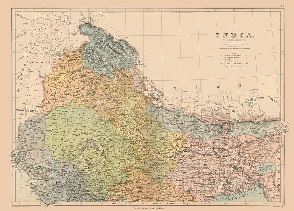 Northwest India - Black 1867 art print by Black for $57.95 CAD