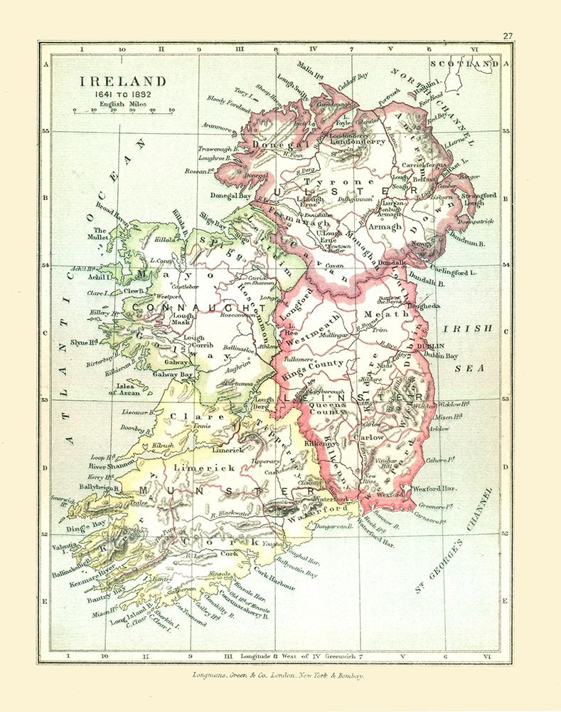 Ireland 1641 - Gardiner 1902 art print by Gardiner for $57.95 CAD