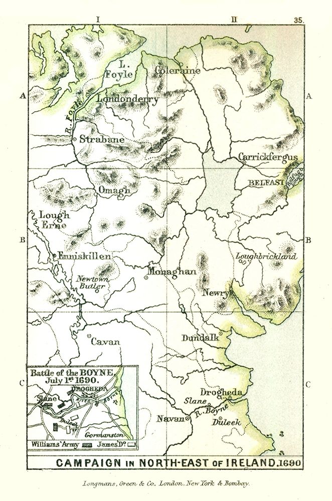 Campaign Ireland 1690 - Gardiner 1902 art print by Gardiner for $57.95 CAD