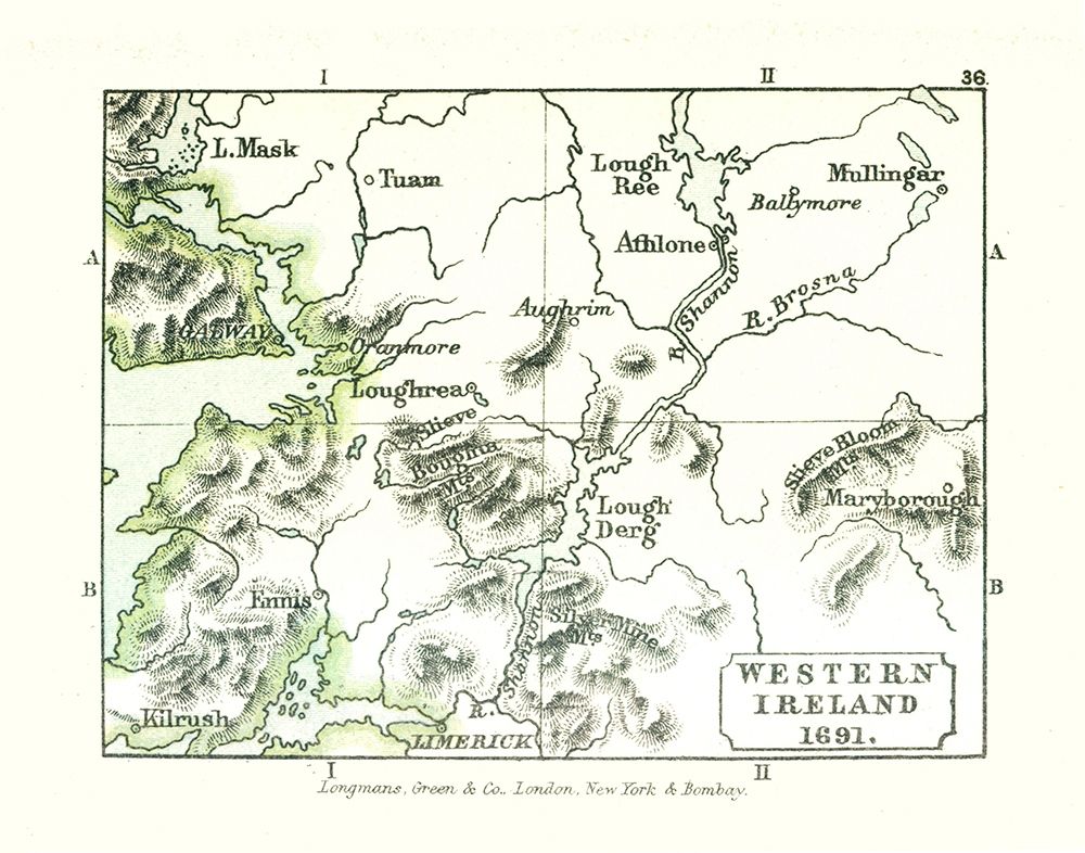 Western Ireland 1691 - Gardiner 1902 art print by Gardiner for $57.95 CAD