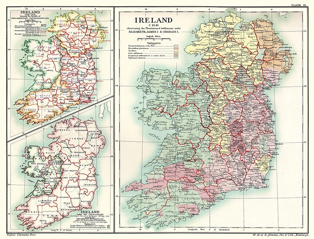 Ireland 1641 - Poole 1902 art print by Poole for $57.95 CAD