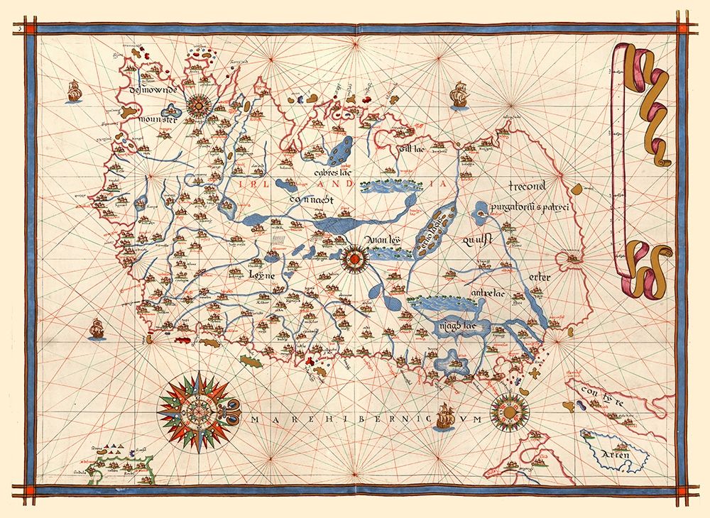 Ireland - Martines 1587 art print by Martines for $57.95 CAD