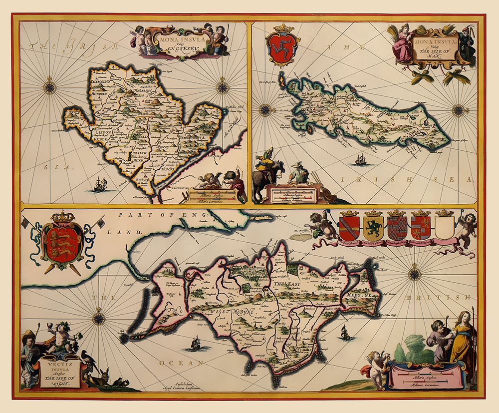 Isle of Wight Man Anglesey Great Britain art print by Jansson for $57.95 CAD