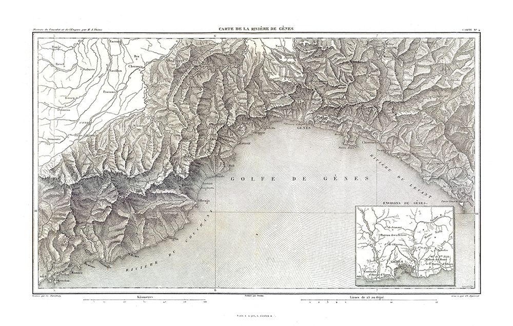 Genoa Italy - Thiers 1866 art print by Thiers for $57.95 CAD