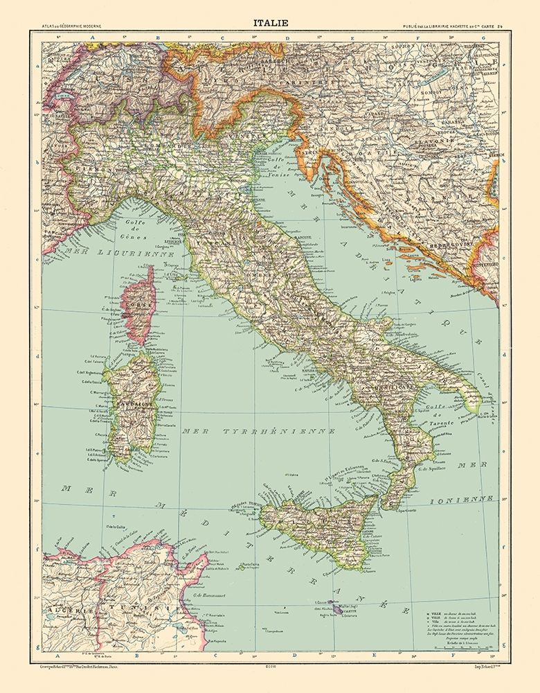 Italy - Schrader 1908 art print by Schrader for $57.95 CAD