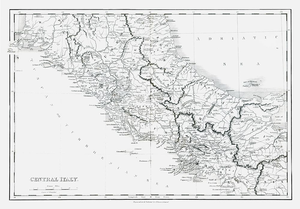 Central Italy - Oxford 1828 art print by Oxford for $57.95 CAD