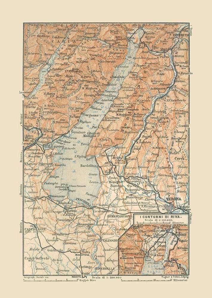 Northern Italy - Baedeker 1910 art print by Baedeker for $57.95 CAD