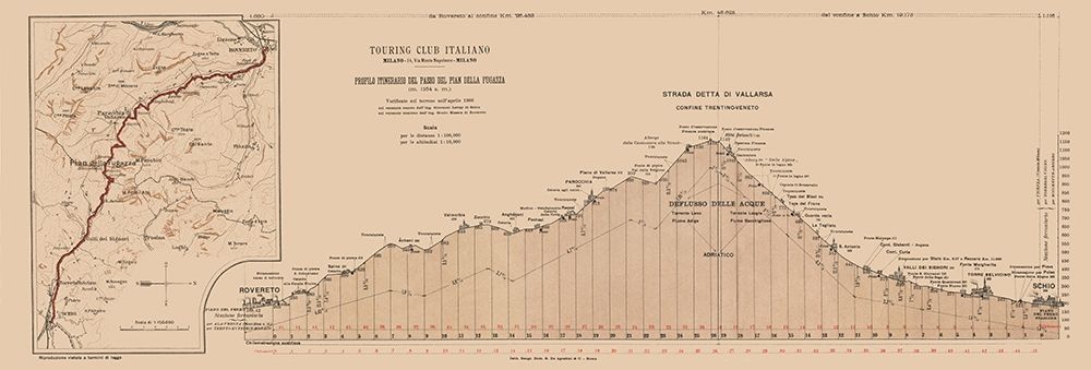Pian delle Fugazze Italy Touring Club Italiano art print by Unknown for $57.95 CAD