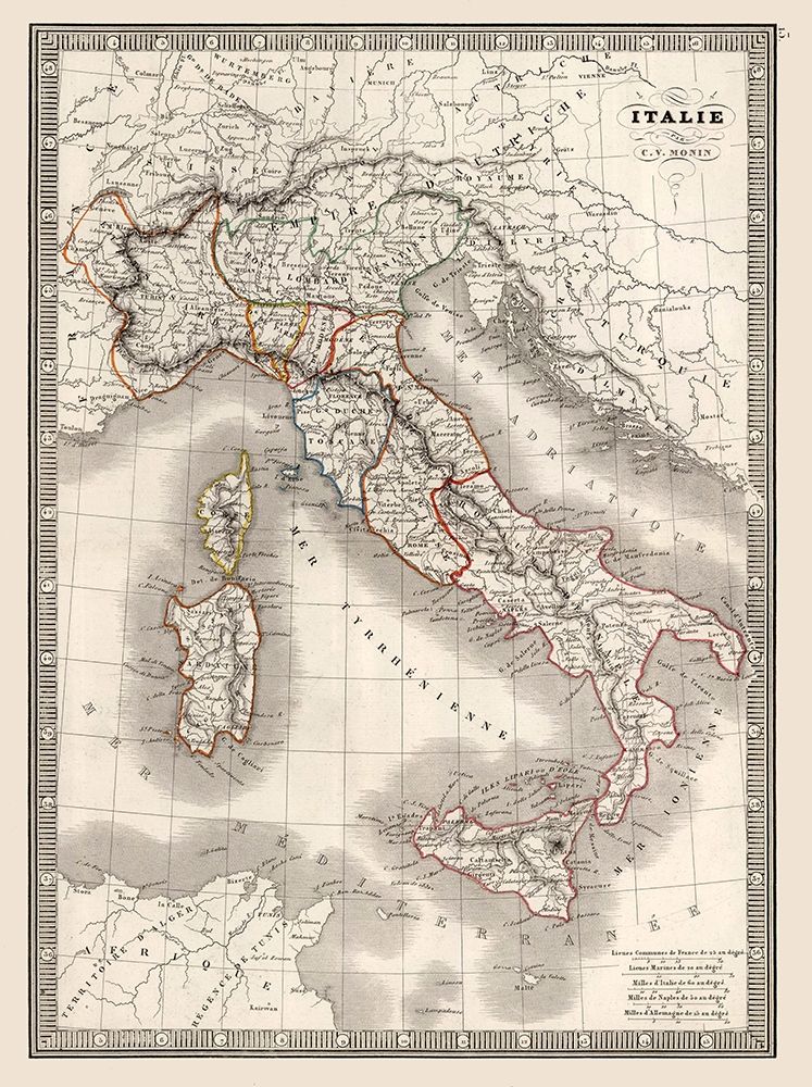 Italy - Monin 1839 art print by Monin for $57.95 CAD