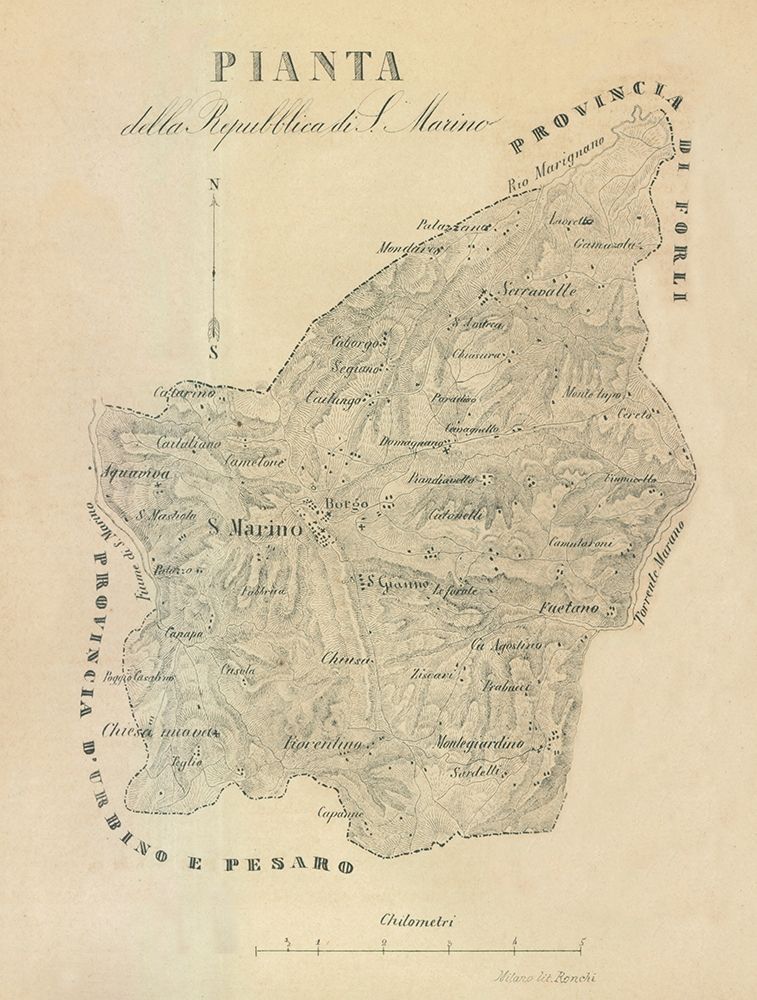 Pianta Italy - Castro 1870 art print by Castro for $57.95 CAD