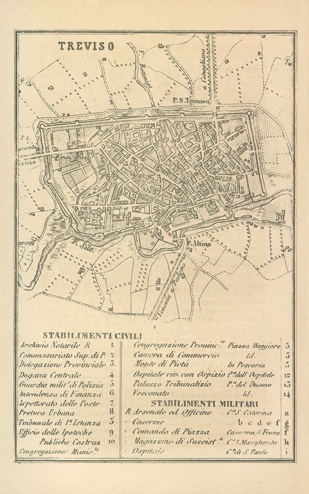 Treviso Italy - Castro 1870 art print by Castro for $57.95 CAD