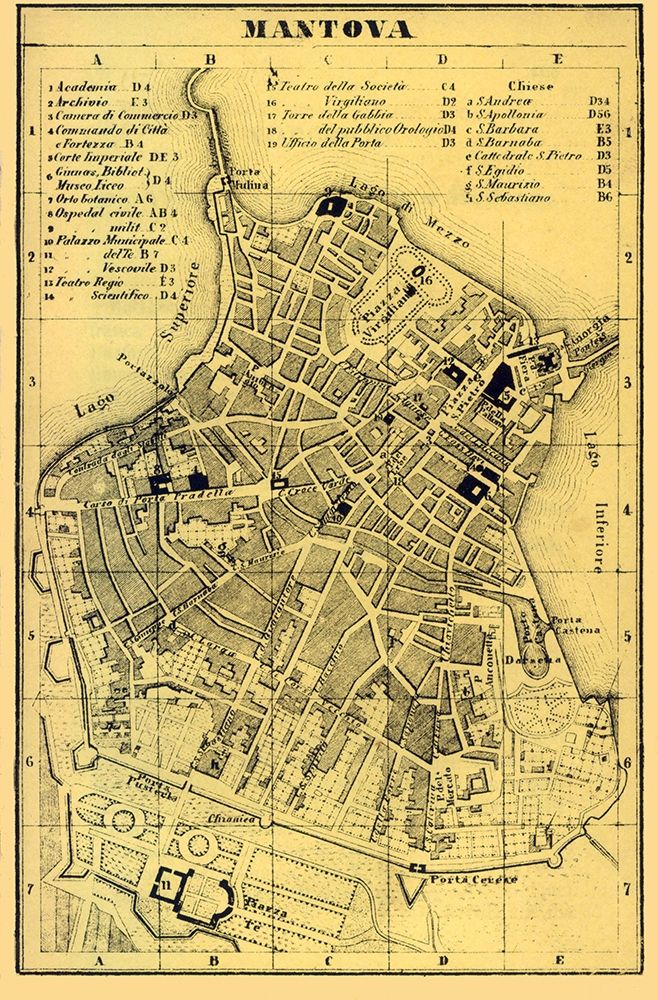 Mantova Italy - Muggiani 1865 art print by Muggiani for $57.95 CAD