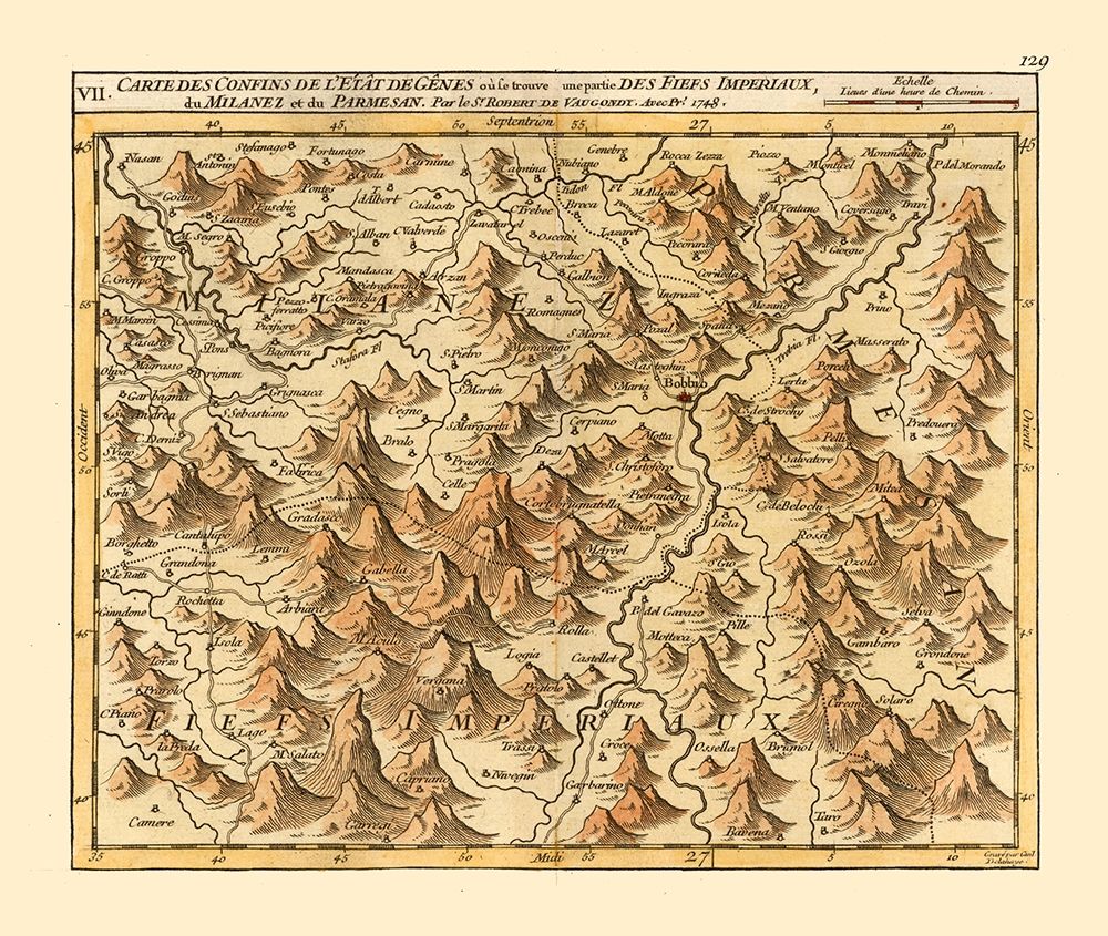 Piacenza Province Italy - Robert 1748 art print by Robert for $57.95 CAD
