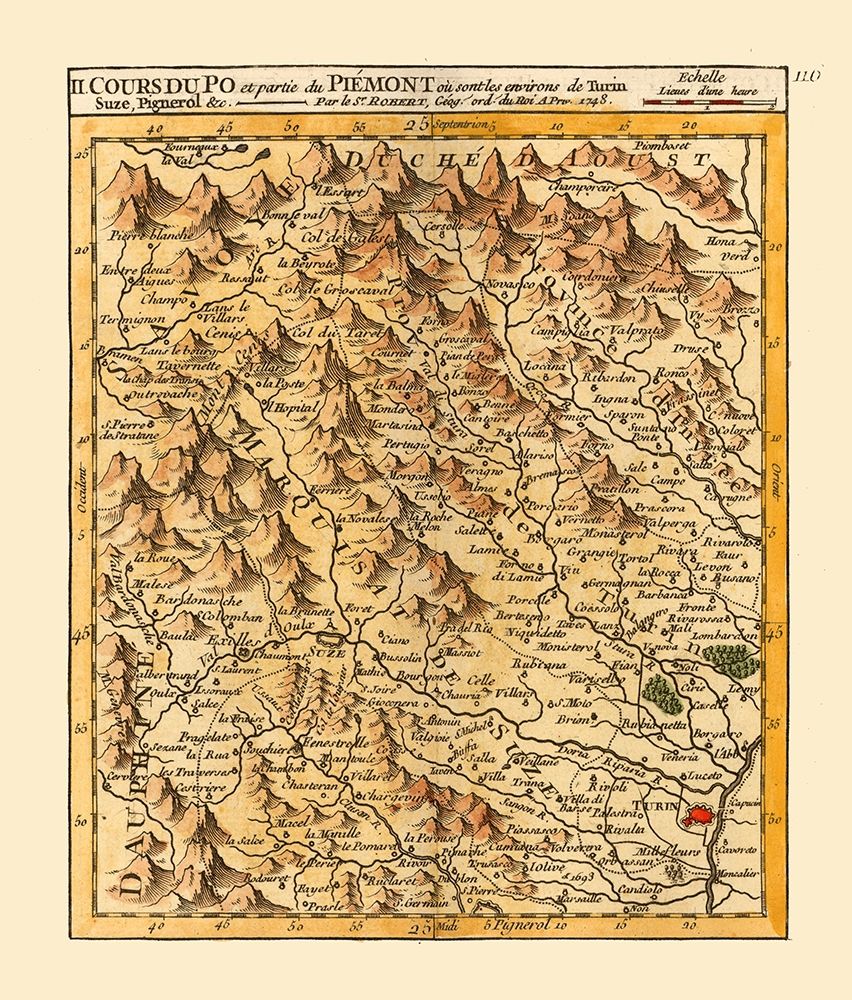 Po River Piedmont Italy - Robert 1748 art print by Robert for $57.95 CAD