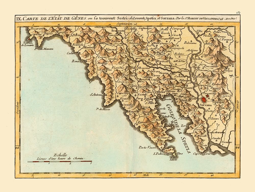 Spezia Province Italy - Robert 1748 art print by Robert for $57.95 CAD
