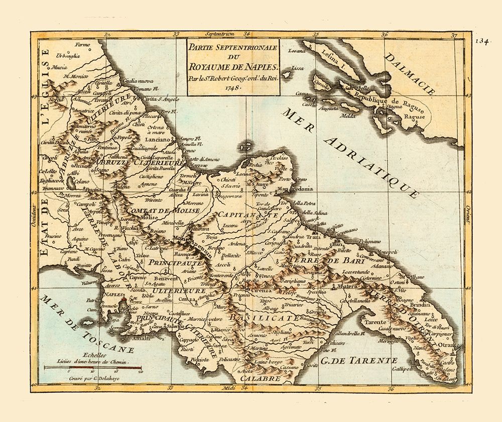 Naples Region Italy - Robert 1748 art print by Robert for $57.95 CAD