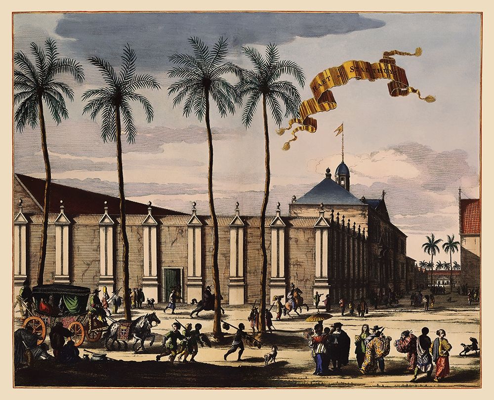 The Stadthuys Indonesia Picture Asia art print by Nieuhoff for $57.95 CAD