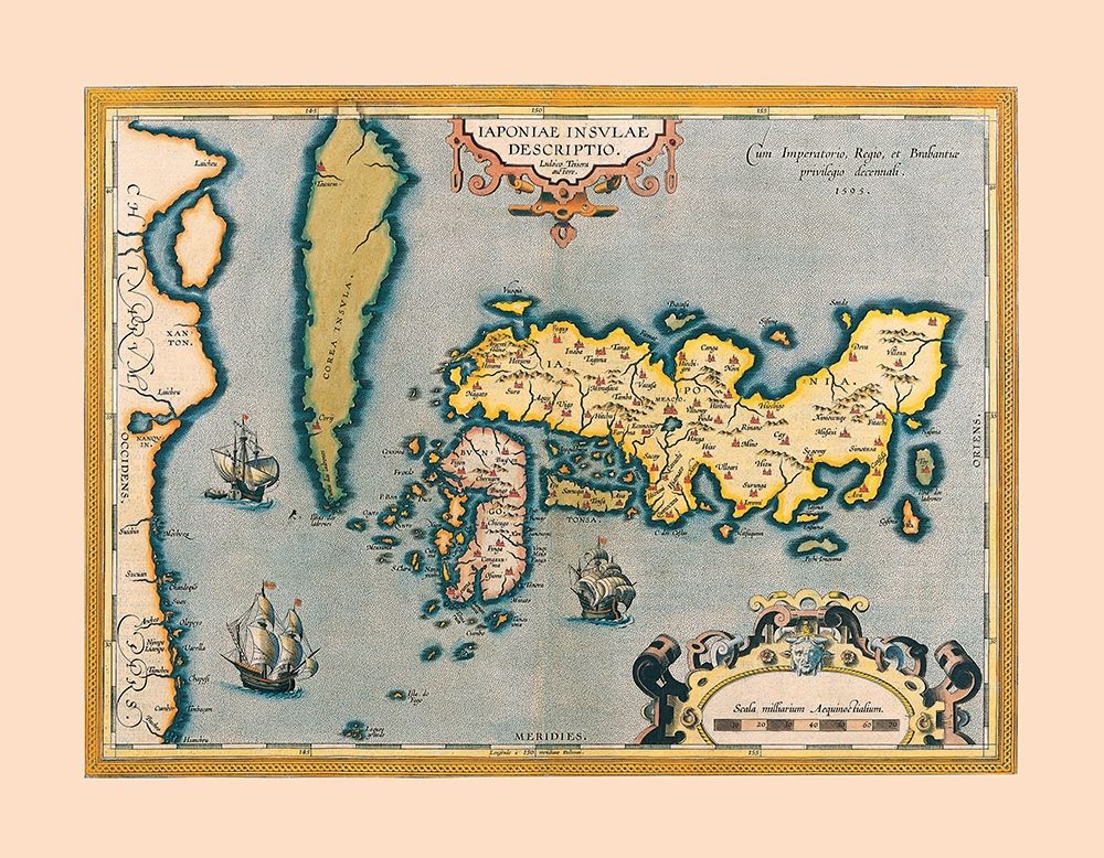 Japan Korea - Teisera 1595 art print by Teisera for $57.95 CAD