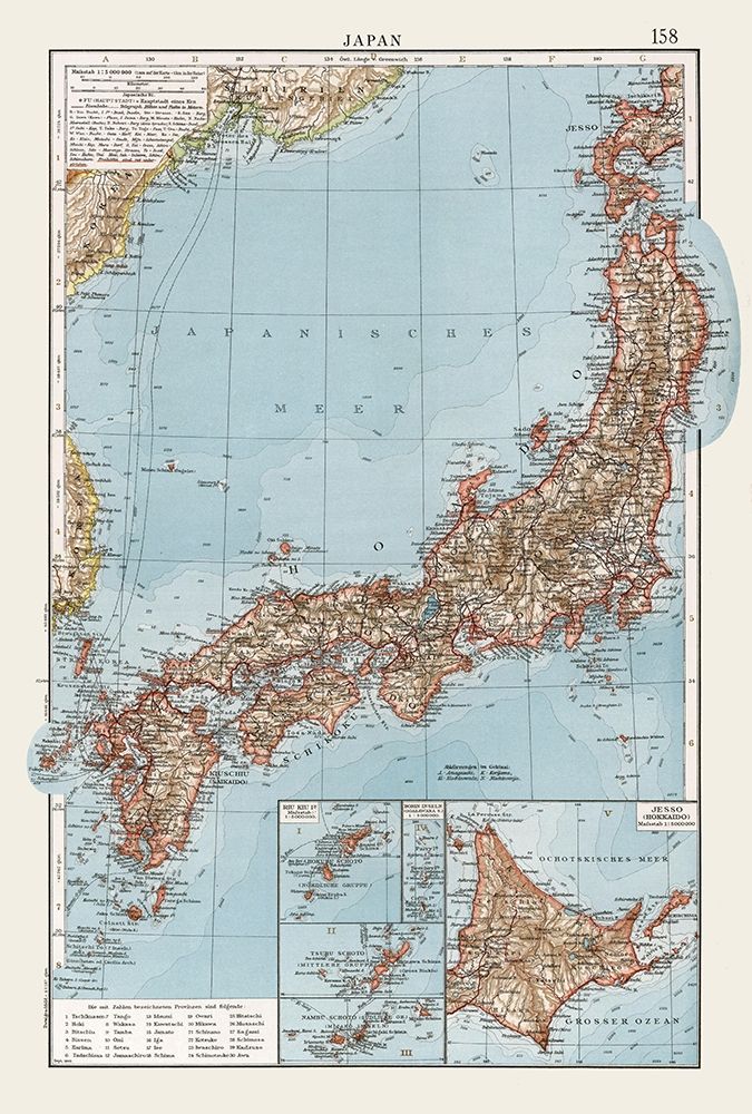 Hokkaido Japan - Andree 1905 art print by Andree for $57.95 CAD