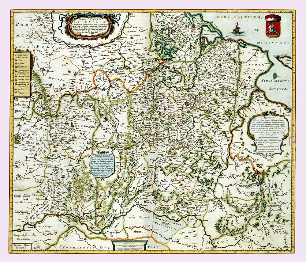 Europe Lithuania - Blaeu 1665 art print by Blaeu for $57.95 CAD