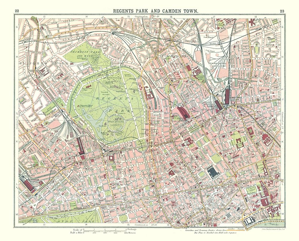 Regents Park Camden Town London UK art print by Bartholomew for $57.95 CAD