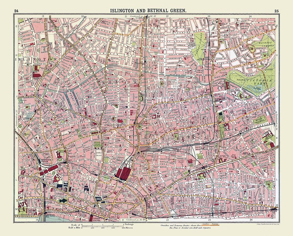 Islington Bethnal Green London UK art print by Bartholomew for $57.95 CAD