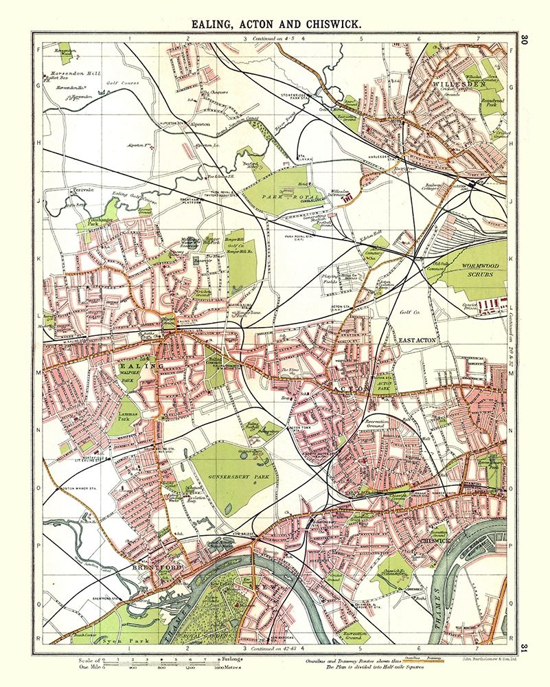 Ealing Action Chiswick London UK - Bartholomew art print by Bartholomew for $57.95 CAD
