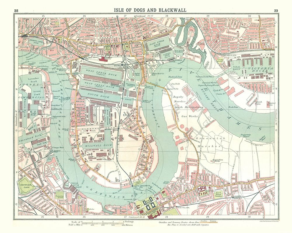 Isle of Dogs Blackwall London UK - Bartholomew art print by Bartholomew for $57.95 CAD