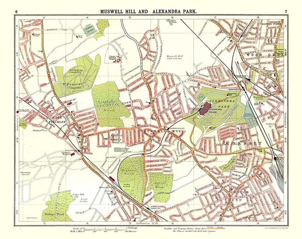 Muswell Hill Alexandra Park London UK art print by Bartholomew for $57.95 CAD