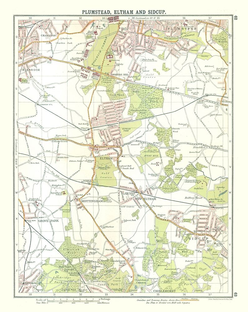 Plumstead Eltham Sidcup London UK art print by Bartholomew for $57.95 CAD