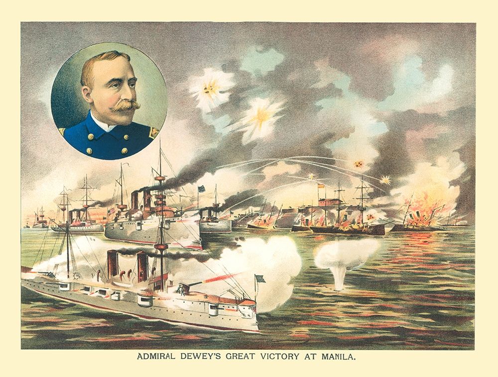 Spanish American War - Manila Philippines - 1898 art print by UNKNOWN for $57.95 CAD