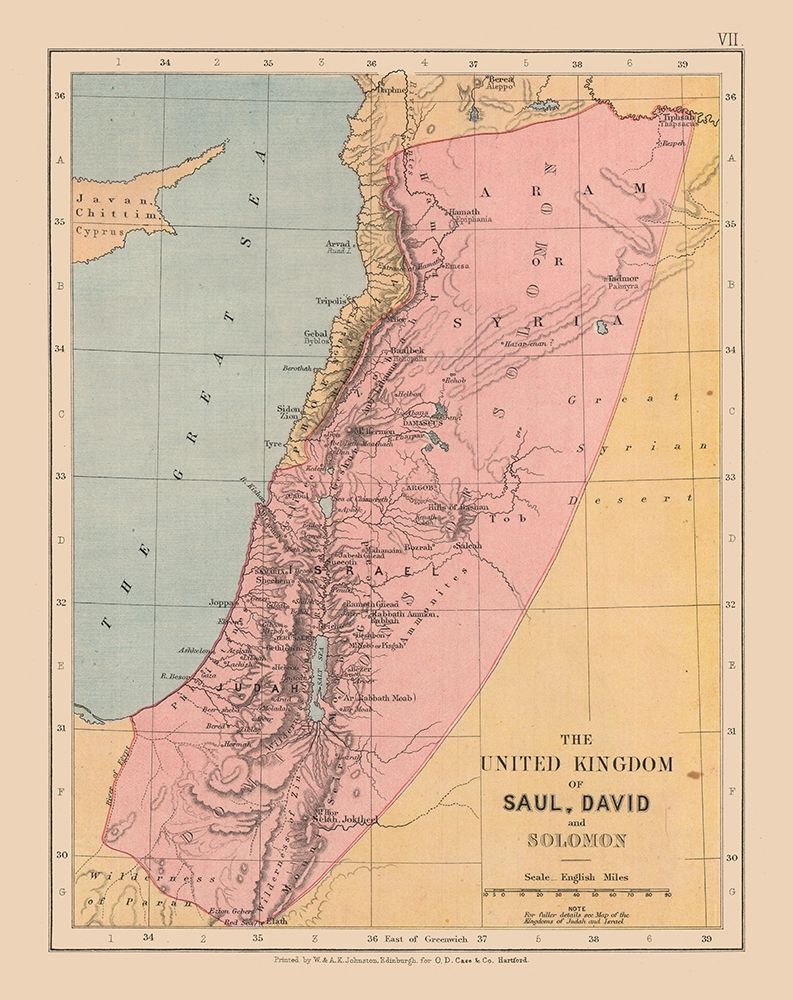 United Kingdom of Saul David Solomon - Case 1878 art print by Case for $57.95 CAD