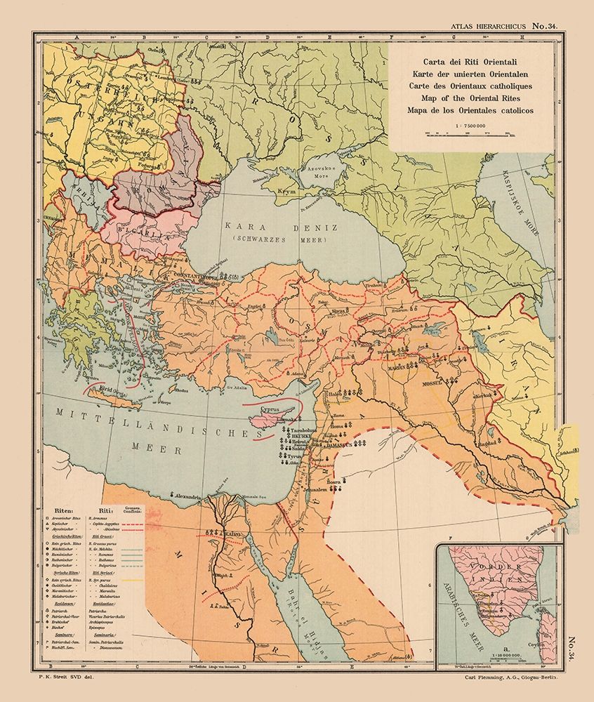 Oriental Rites Middle East - Streit 1913 art print by Streit for $57.95 CAD