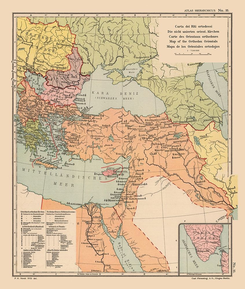 Orthodox Orientals Middle East - Streit 1913 art print by Streit for $57.95 CAD