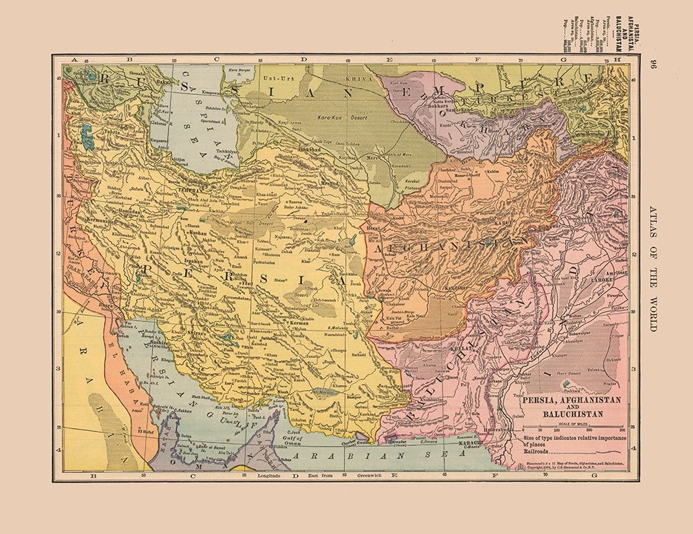 Middle East Persia Afganistan Balochistan art print by Hammond for $57.95 CAD
