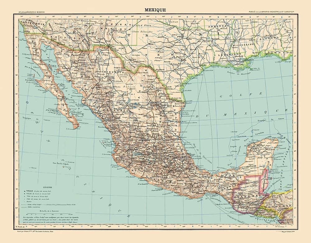 Mexico - Schrader 1908 art print by Schrader for $57.95 CAD