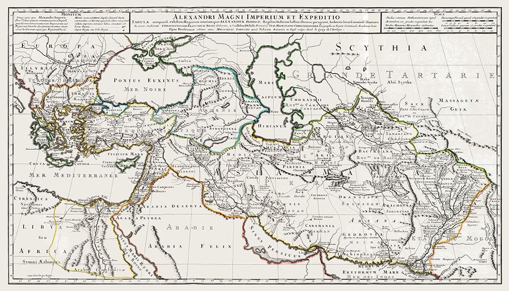 Asia Minor Middle East Turkey Iraq art print by De L isle for $57.95 CAD