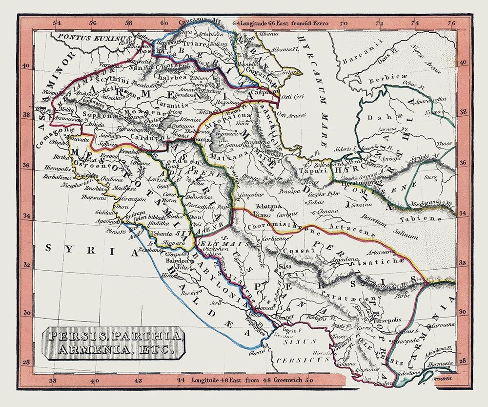 Middle East Parthian Empire Persia Armenia art print by Fenner for $57.95 CAD
