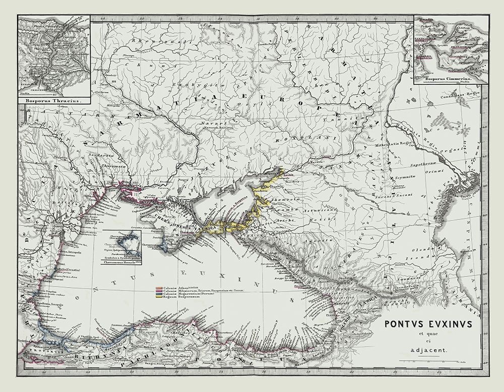 Ancient Middle East - Spruner 1865 art print by Spruner for $57.95 CAD
