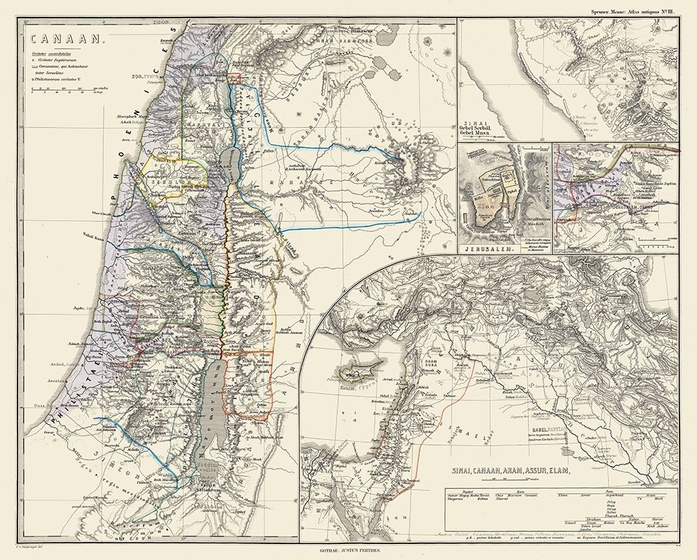 Middle East - Spruner 1865 art print by Spruner for $57.95 CAD