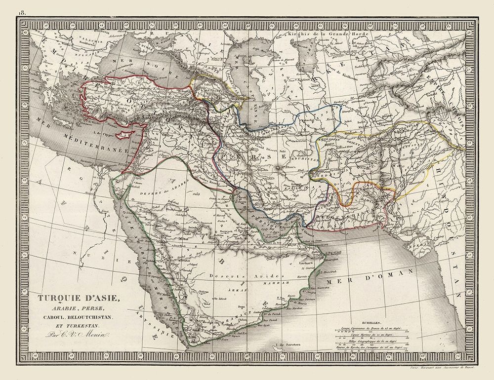 Middle East - Monin 1839 art print by Monin for $57.95 CAD