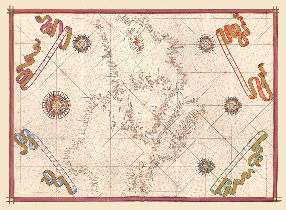 Mediterranean Ports - Martines 1587 art print by Martines for $57.95 CAD