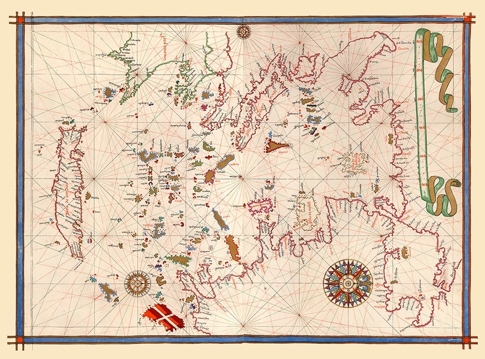 Mediterranean Sea Ports - Martines 1587 art print by Martines for $57.95 CAD